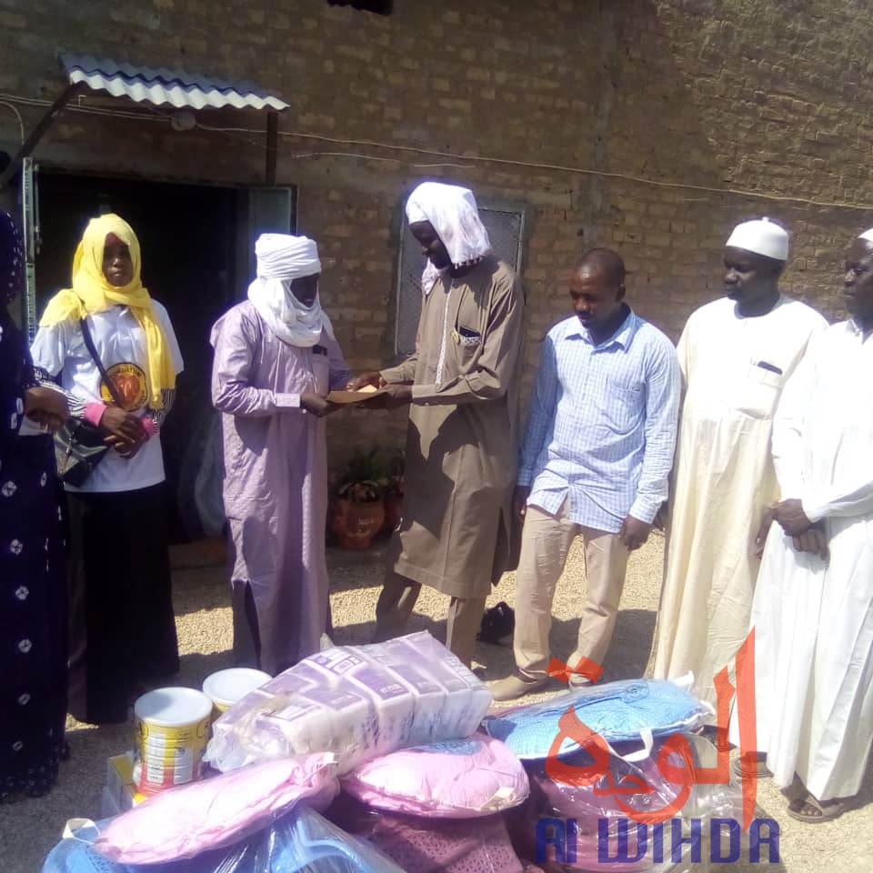 Tchad : la FGC porte assistance à la famille de 3 nouveau-nés à l'Est. © Abba Issa/Alwihda Info