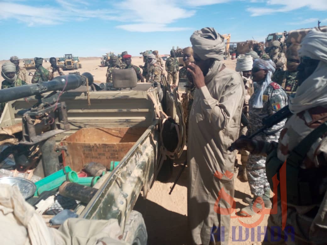 Tchad : de nombreuses armes lourdes saisies par l'armée au Tibesti. © Alwihda Info