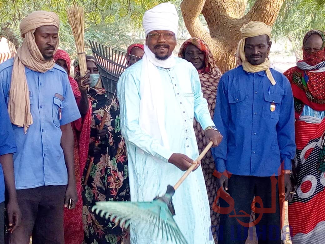 Tchad : un coup de balai dans la ville d'Ati. © Hassan Djidda/Alwihda Info