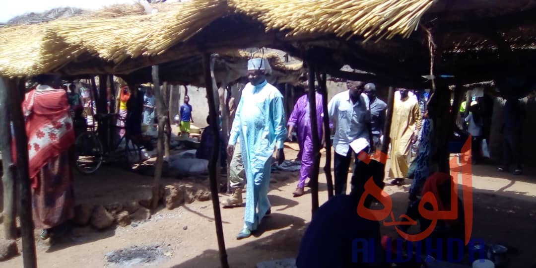 Tchad - COVID-19 : à Pala, le gouverneur sur le terrain pour le respecte des mesures. © Foka Mapagne/Alwihda Info