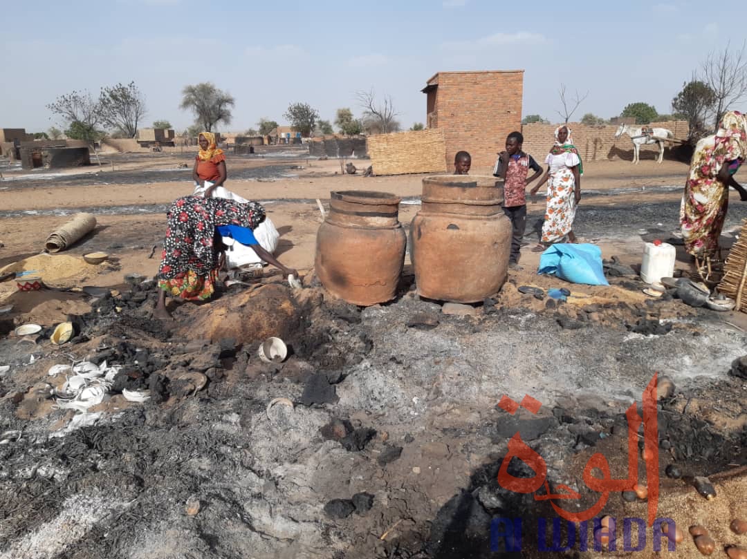 Tchad : un incendie ravage 417 cases dans un village à l'Est. © Alwihda Info