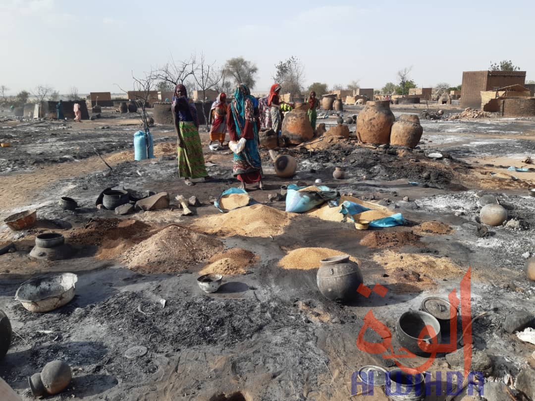 Tchad : un incendie ravage 417 cases dans un village à l'Est. © Alwihda Info