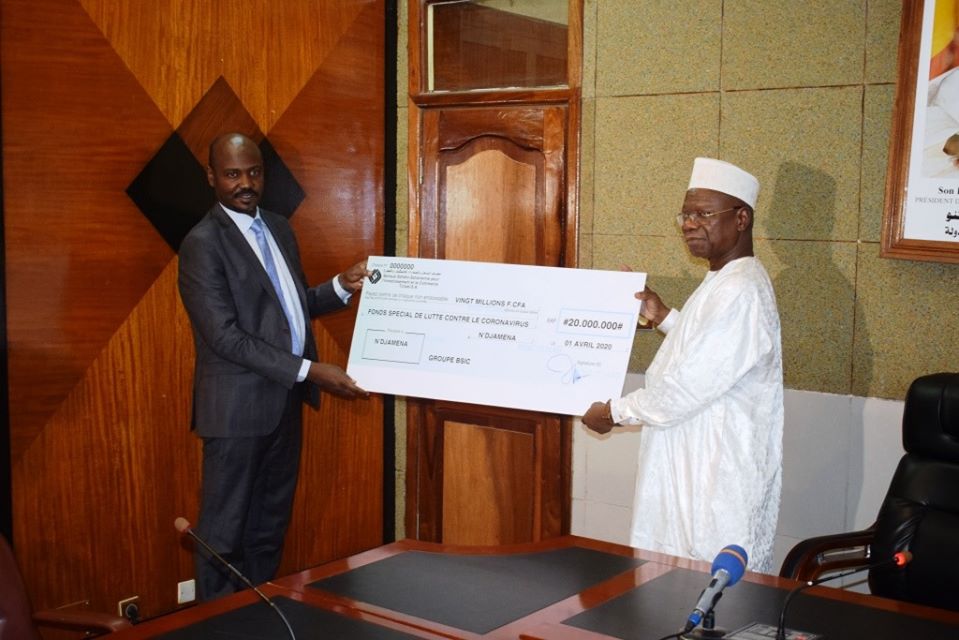 Tchad - Covid-19 : banques et entreprises mettent la main à la poche. © PR