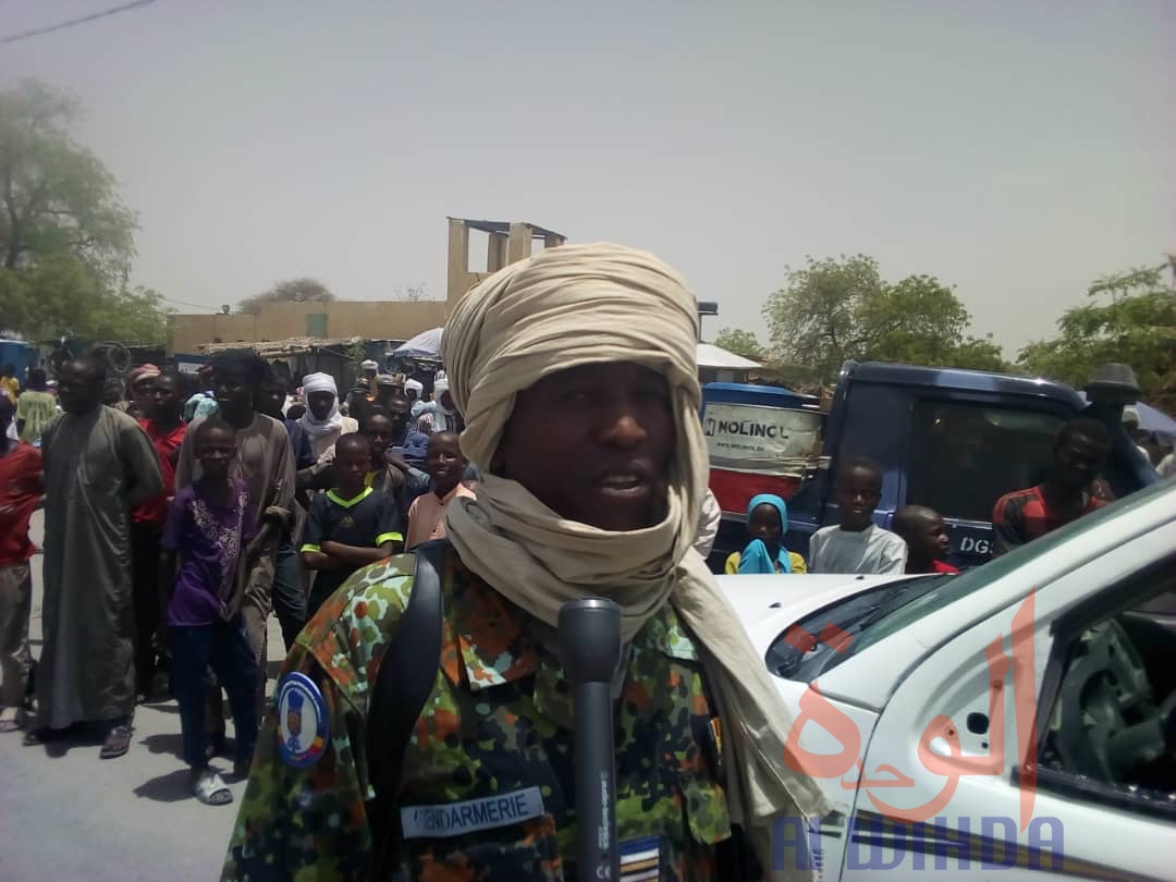 Tchad / Covid-19 : descente du gouverneur de Hadjer Lamis au marché de Massakory