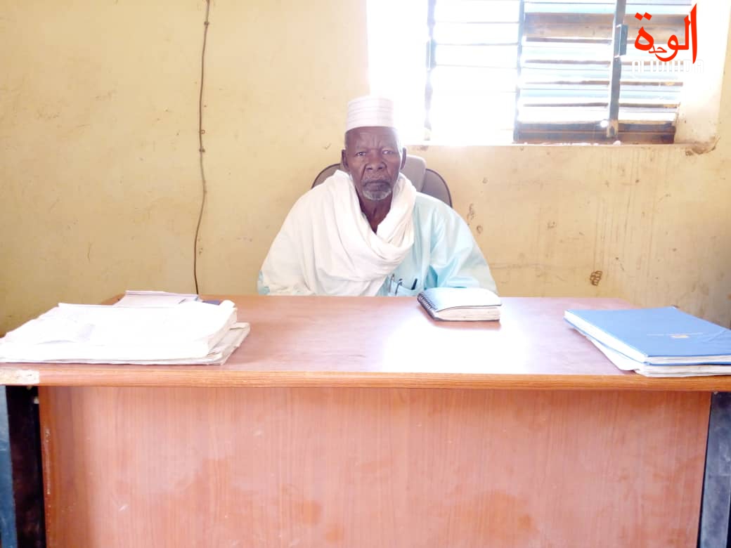 Le sultan du Dar Sila, Sa Majesté Seid Brahim Moustapha. © Mahamat Issa Gadaya/Alwihda Info