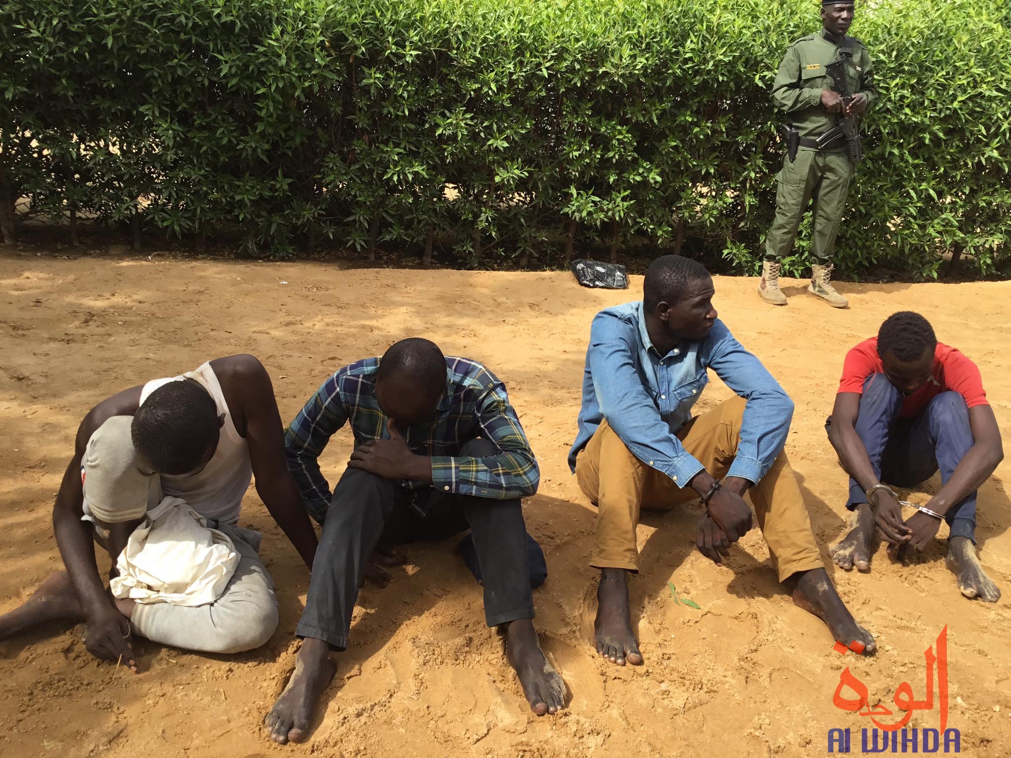 Tchad : la police arrête 10 individus pour des délits et un crime. © Djimet Wiche/Alwihda Info