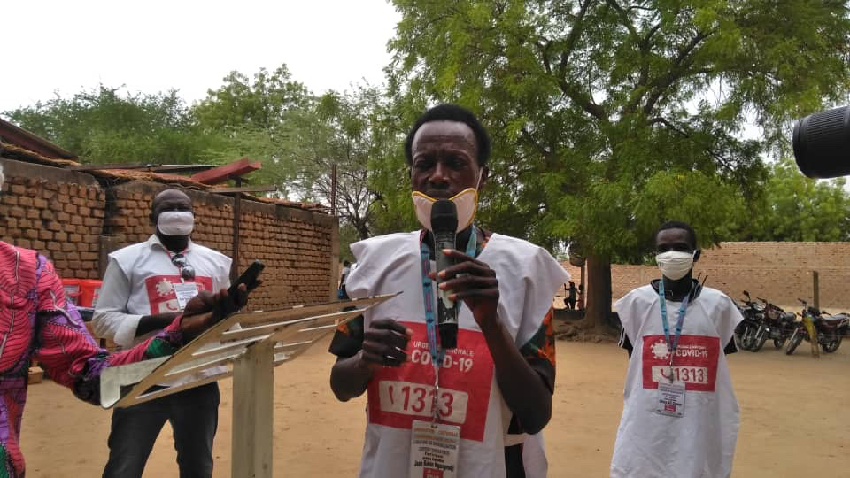 Tchad : à Koudoul, la compagnie Hadre Dounia à l'action contre la Covid-19. © Malick Mahamat/Alwihda Info