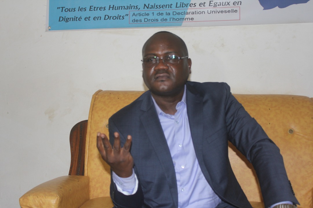 Le coordonnateur national de la CASCIDHO Mahamat Digadimbaye. © Kelvin Djetoyo/Alwihda Info