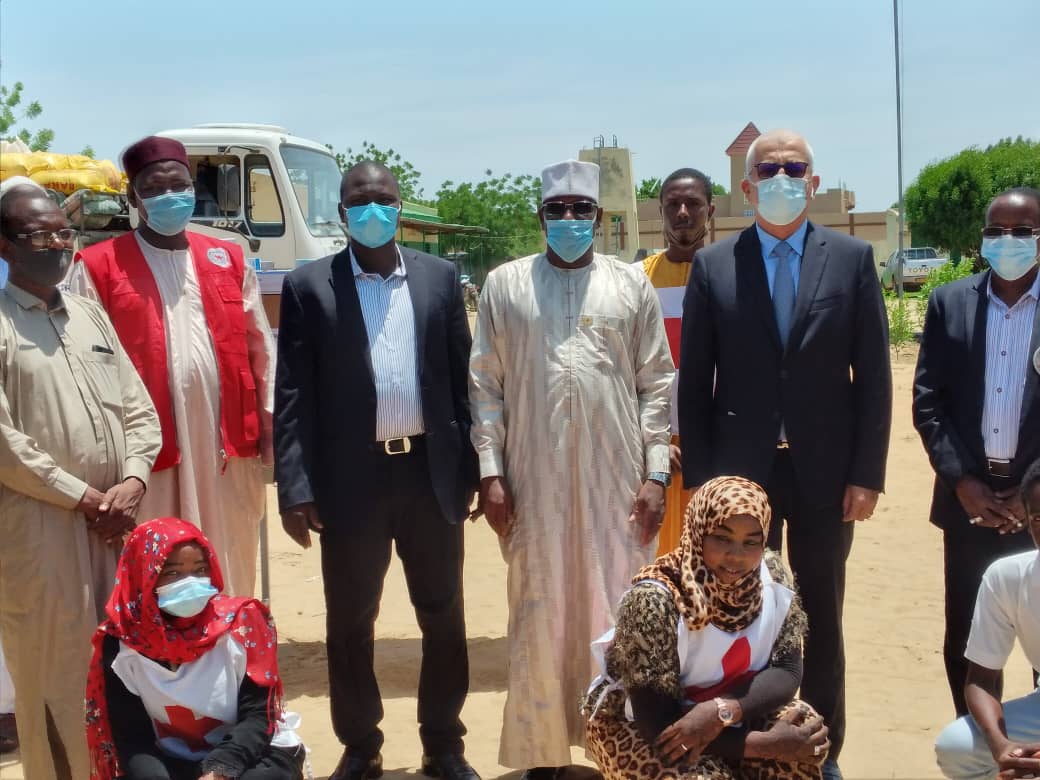 Tchad - Covid 19 : A N’Djaména la Croix-Rouge française remet d’importants matériels dans le 10ème : ©️ /Alwihda Info