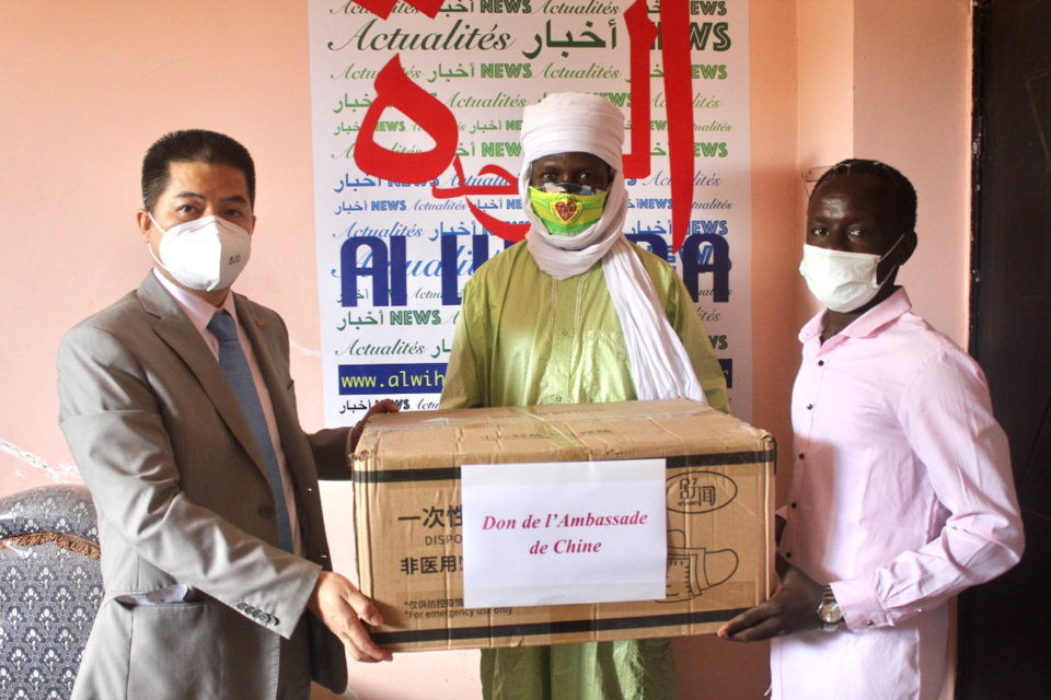 Tchad : visite d'un représentant de l'Ambassade de Chine à Alwihda Info