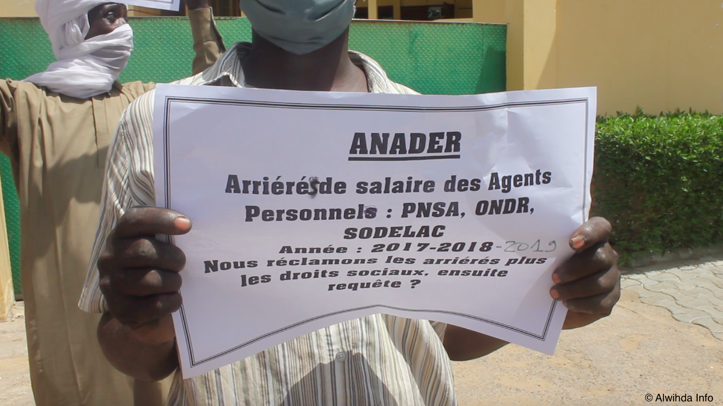 Tchad : sit-in d'ex-agents du PNSA, de l'ONDR et de la Sodelac à N'Djamena
