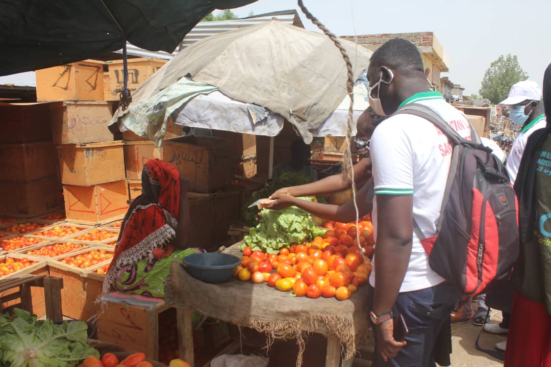 Un marché à N'Djamena, au Tchad. Illustration © Ben Kadabio/Alwihda Info