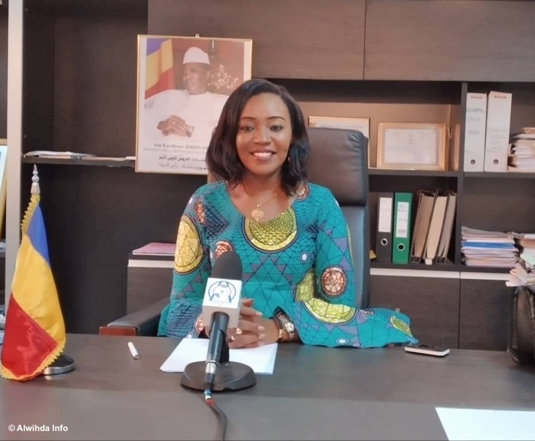 La ministre de la Femme et de la Protection de la petite enfance, Amina Priscille Longoh. © Malick Mahamat/Alwihda Info