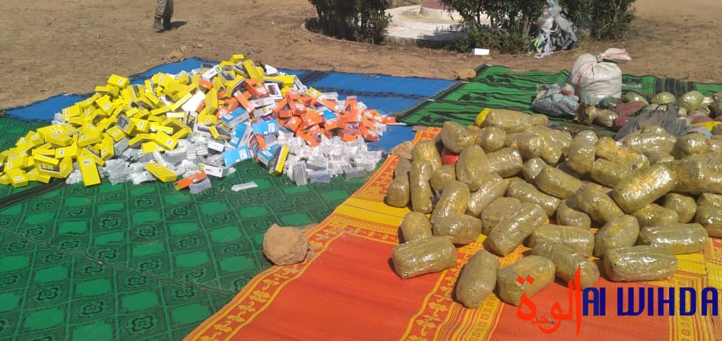 Tchad : des produits illicites saisis par les services des douanes