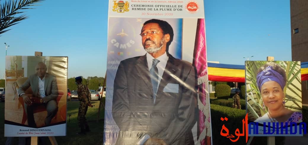 Tchad : grand prix littéraire 2020, Ali Abdel-Rhamane Haggar reçoit la Plume d'or