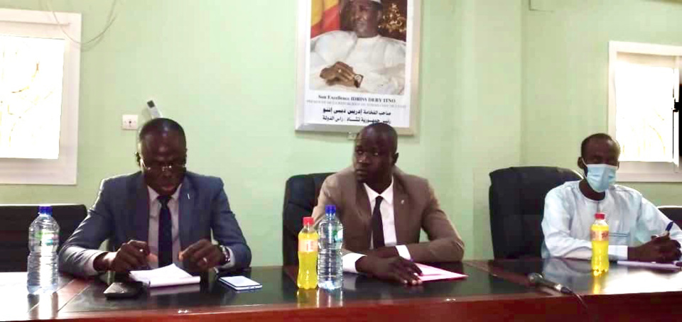 Le président du CNCJ, Abakar Al-amine Dangaya. © Malick Mahamat/Alwihda Info