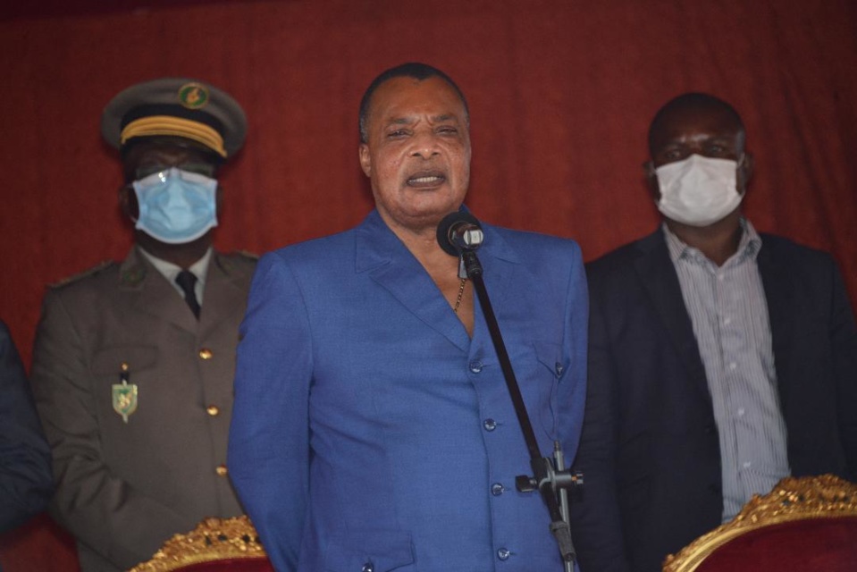 Denis Sassou N'Guesso répondant aux sages et jeunes du Niari