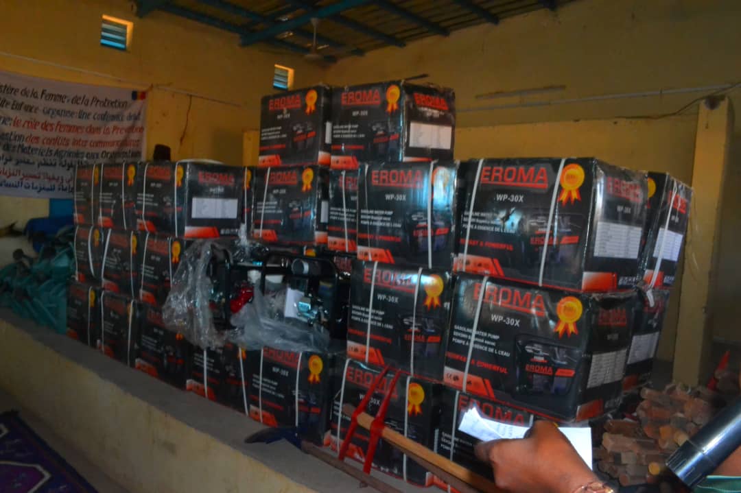 Tchad : les groupements féminins du Sila appuyés en matériel