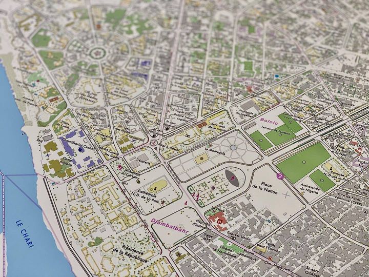 Tchad : les plans géographiques de la ville de N'Djamena et ses alentours élaborés