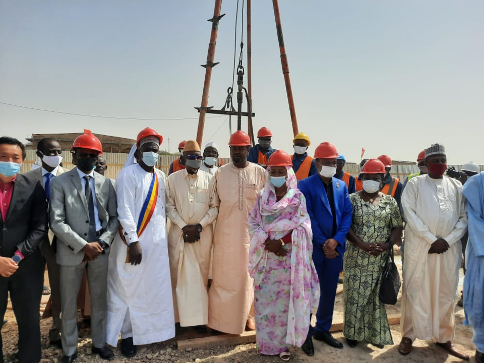 N'Djamena : les travaux de construction d’un grand château d’eau lancés à Guinebor