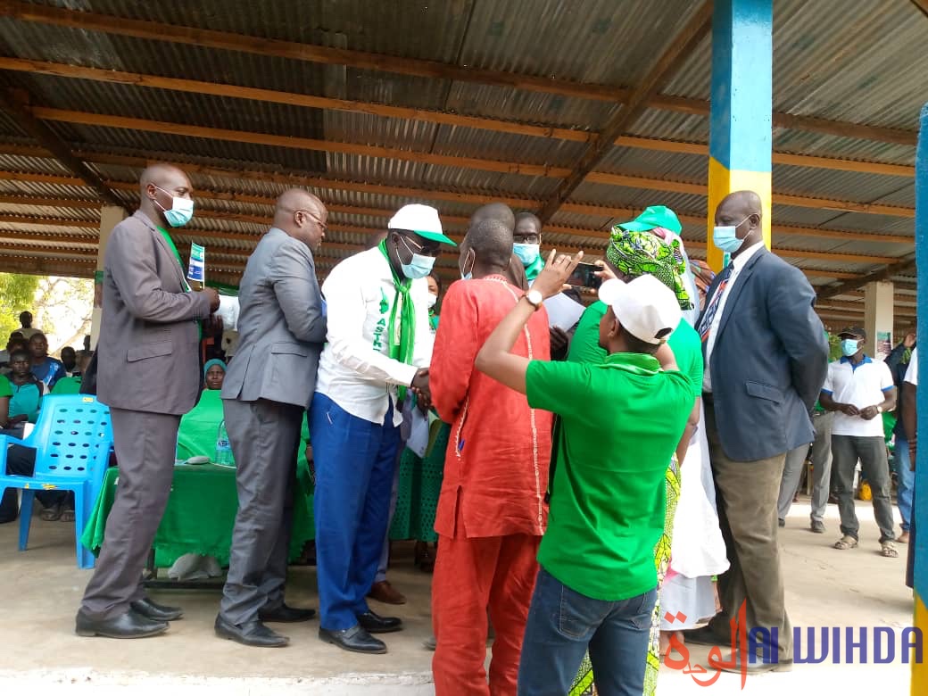 Tchad : grand meeting du candidat Balthazar à Laï