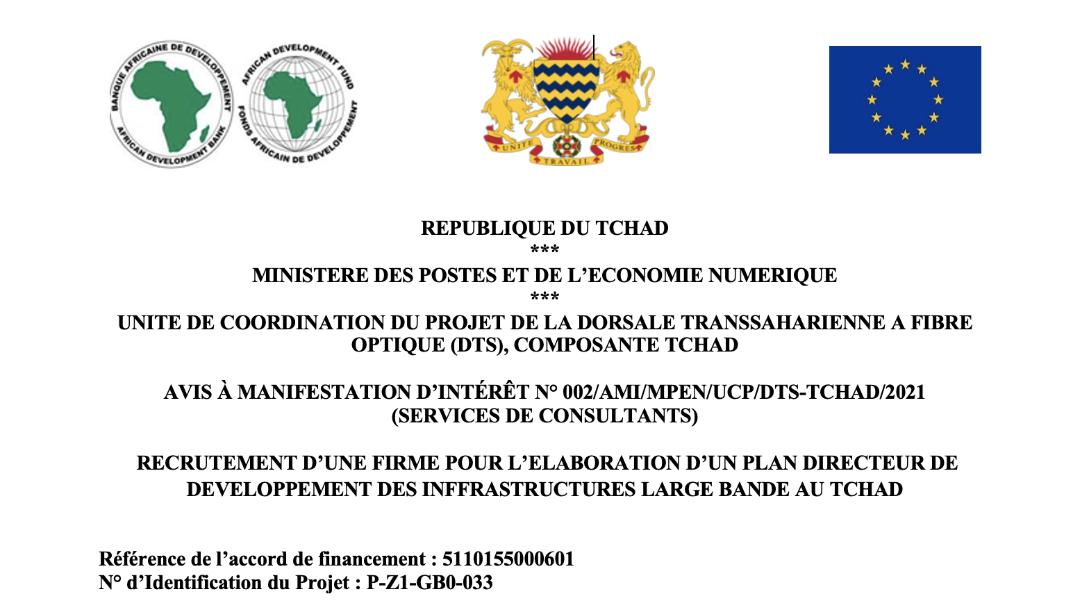 @Projet DTS-Tchad