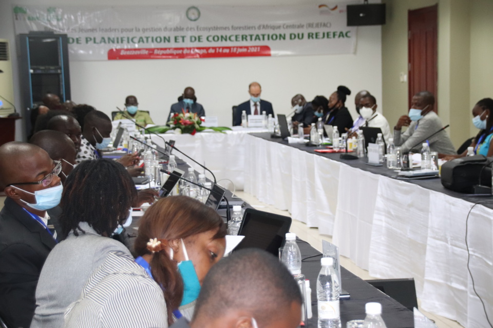 Une vue des participants à l'atelier de Brazzaville