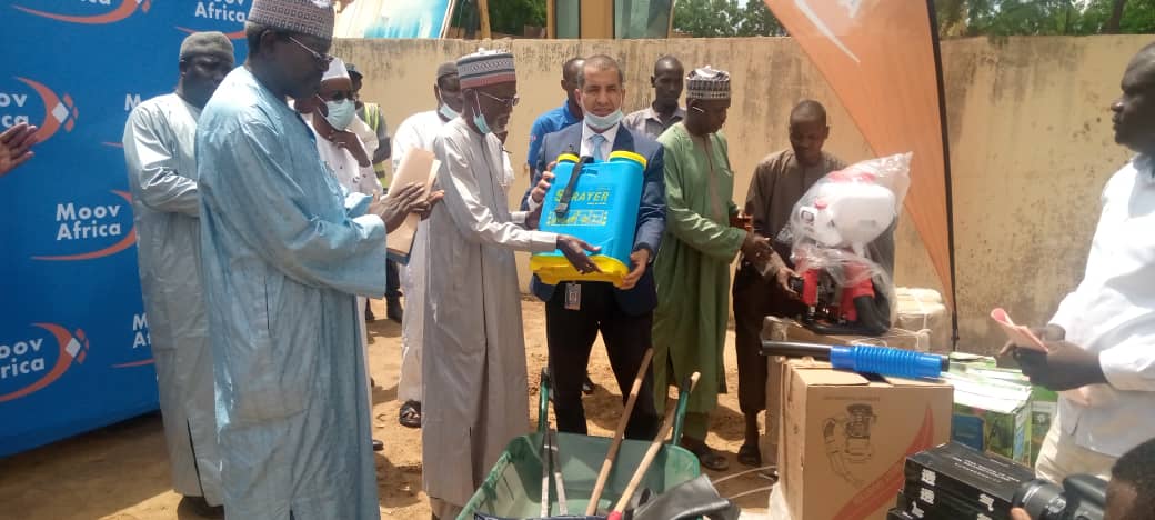 Tchad : la mairie de N’Djamena bénéficie d'un don d'équipements de MOOV AFRICA