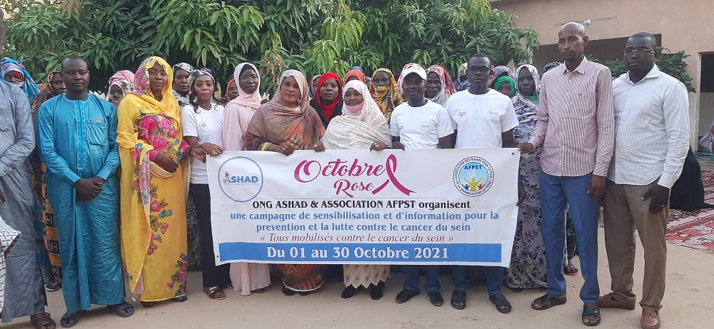 Tchad : l'ASHAD et l'AFPST sensibilisent les femmes sur les dangers du cancer du sein