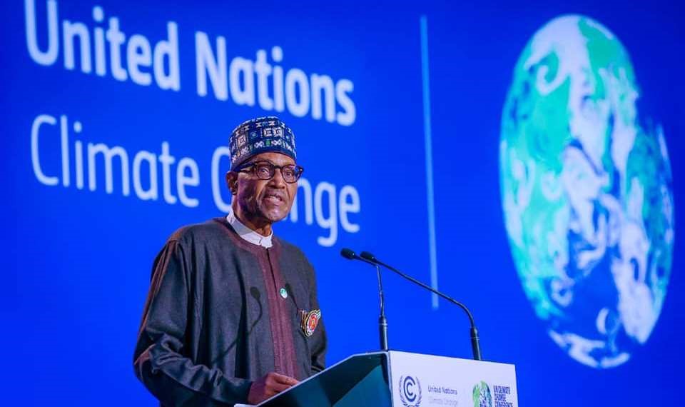 Le Président nigérian Muhammadu Buhari à la COP26 © UNFCCC