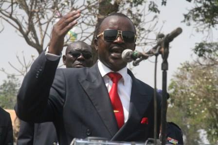 Nguendet, le Président du CNT aujourd'hui lors d'un discours. © Diaspora Media