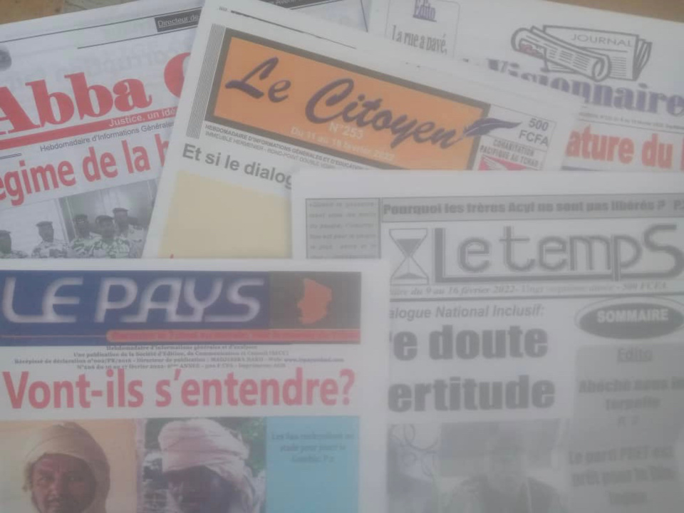 Tchad : la revue de presse du 7 au 13 février 2022