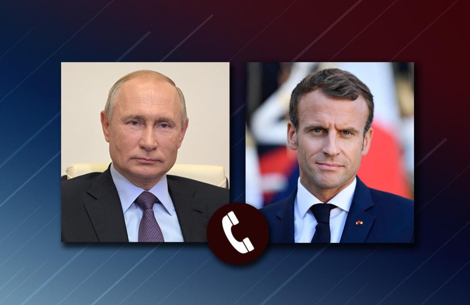 Ukraine : Macron a téléphoné à Poutine