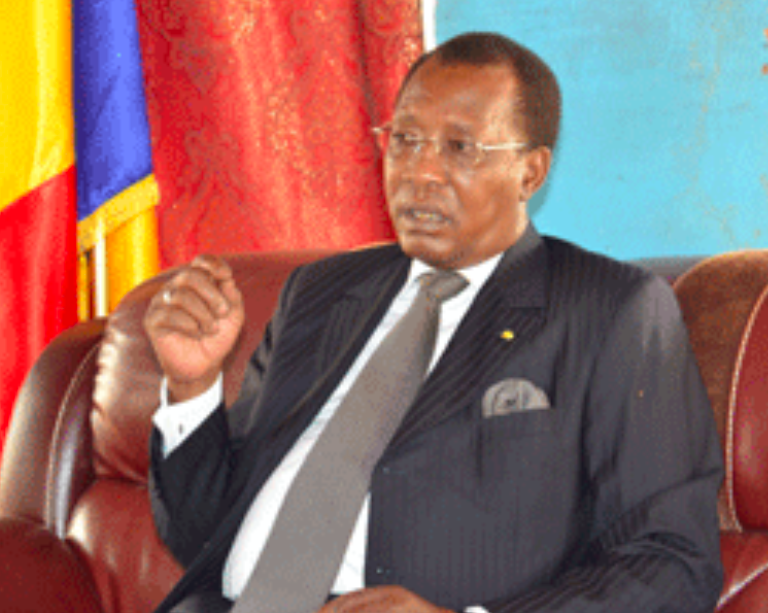 Idriss Déby aujourd'hui lors de sa tournée dans le Dar Sila.