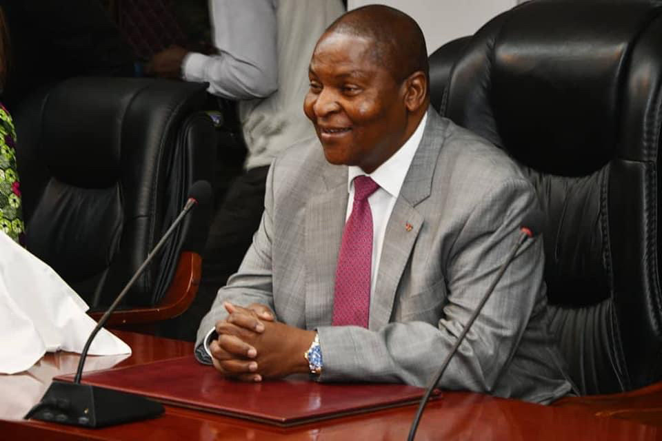Le président centrafricain Faustin Archange Touadera. © PR/Renaissance