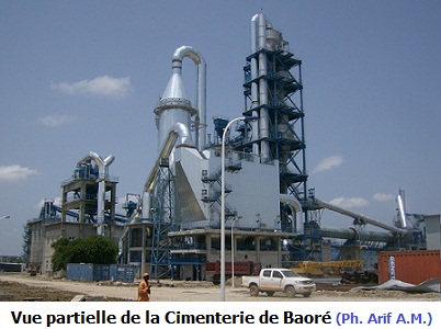 Une vue partielle de la Cimenterie de Baoré. Crédit photo : Arif Abdoulaye