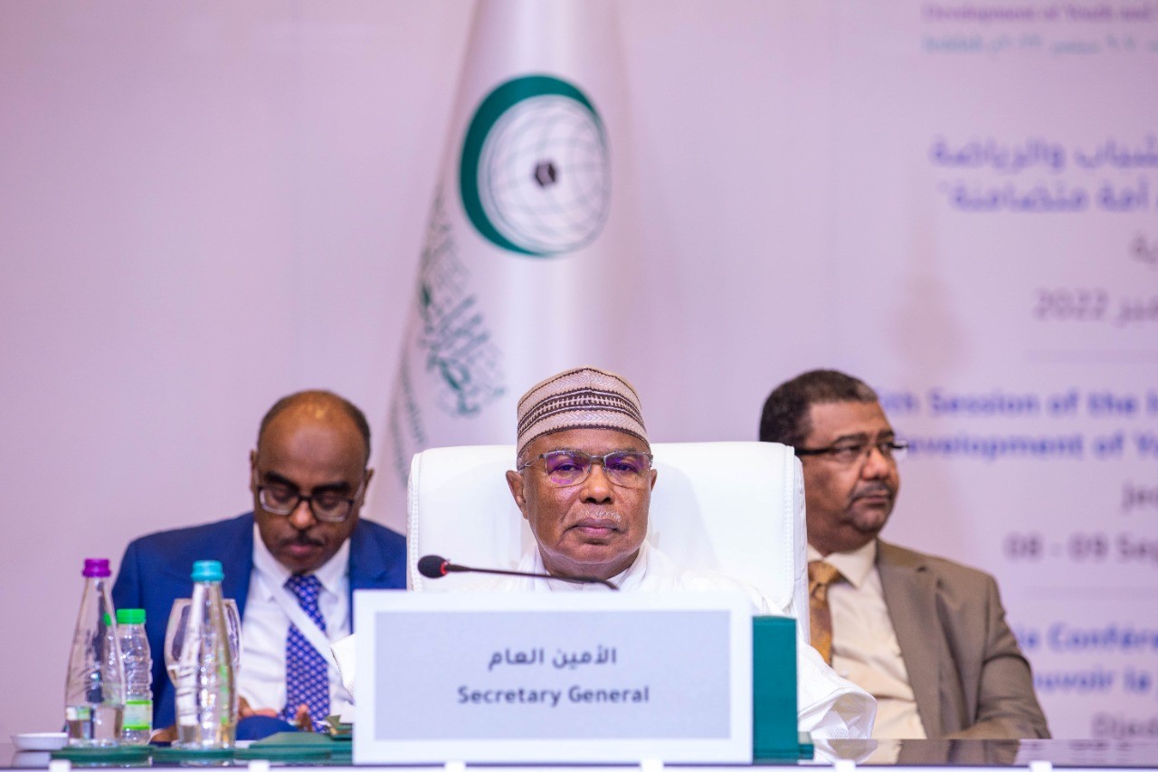 Le secrétaire général de l'Organisation de la Coopération Islamique, M. Hissein Brahim Taha. © OCI
