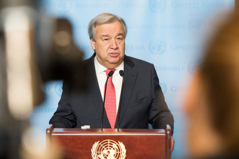 Le secrétaire général de l'ONU, António Guterres. © DR