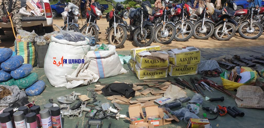 Tchad : la gendarmerie accentue la lutte contre la criminalité et présente une saisie colossale