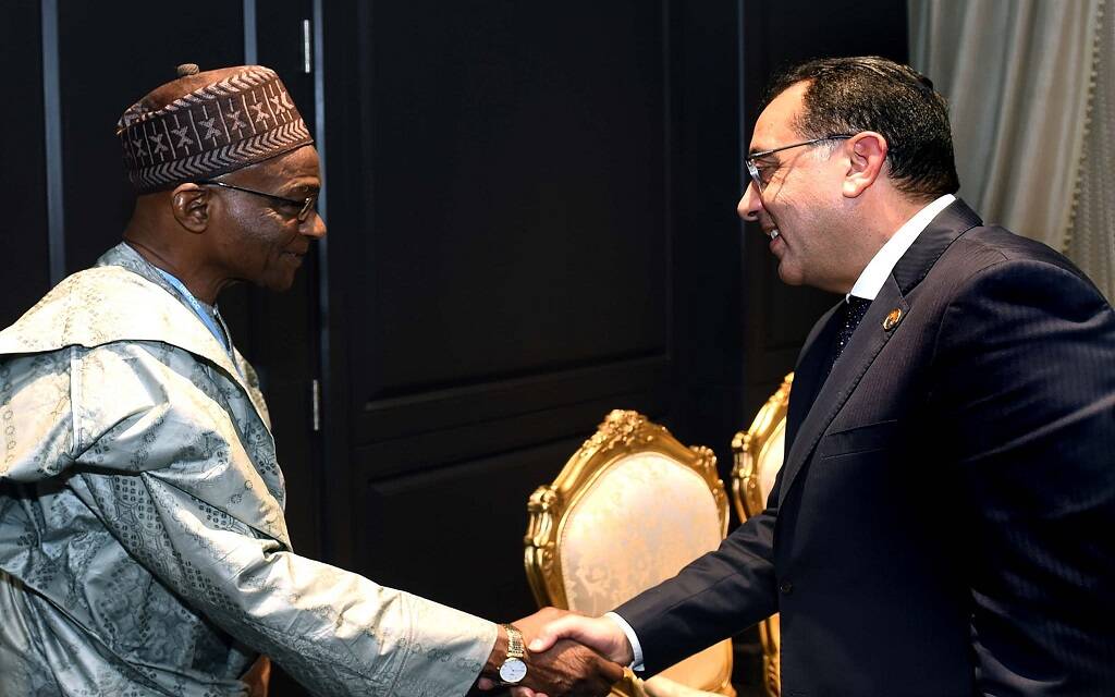 Saleh Kebzabo et Moustafa Madbouli au Caire. © DR