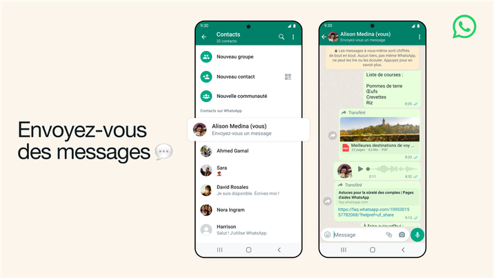 Envoyez-vous des messages : WhatsApp déploie une nouvelle fonctionnalité
