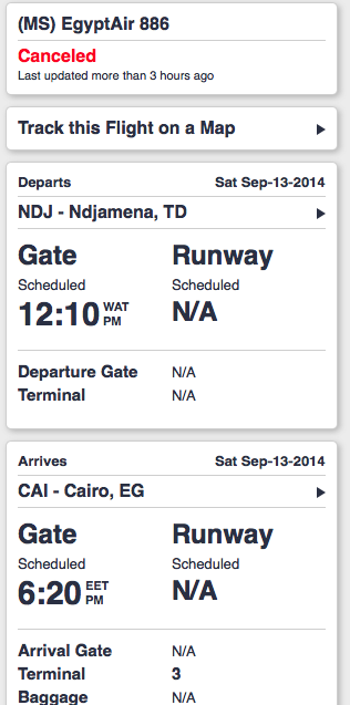 Tchad : Egypt Air vient d'annuler son vol en raison d'une pénurie de carburant