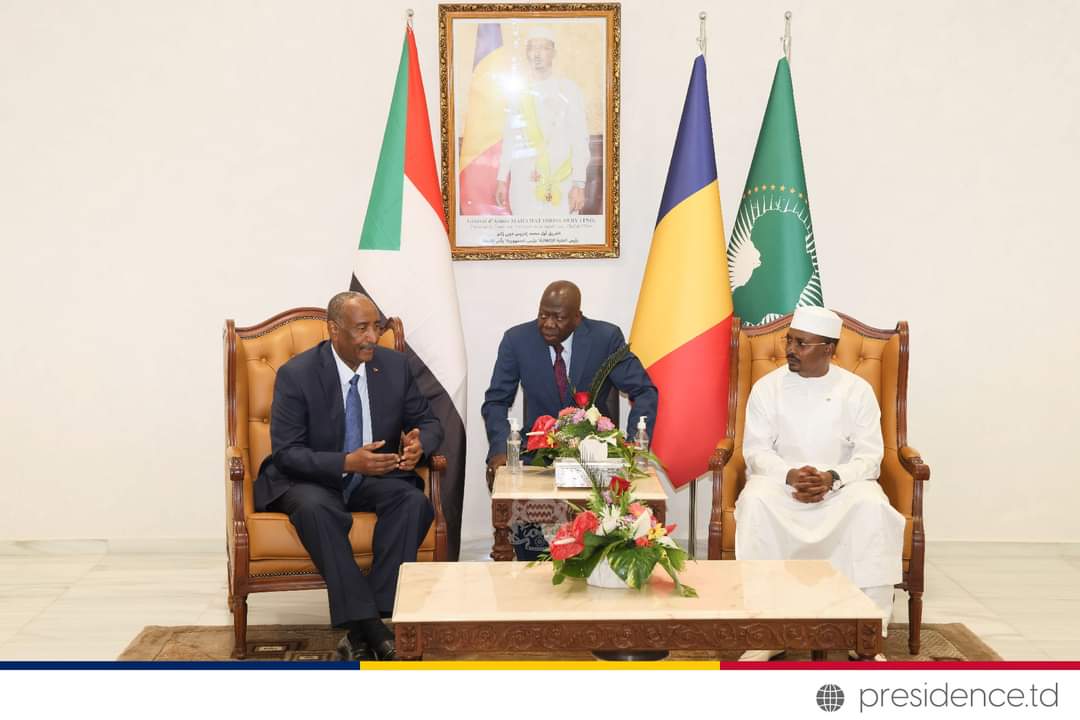 Le président de transition du Soudan en visite à N'Djamena