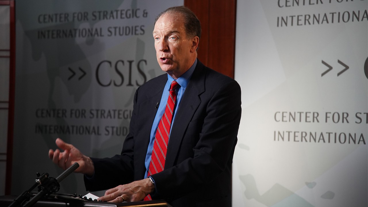 Le Président du Groupe de la Banque mondiale, David Malpass. © DR