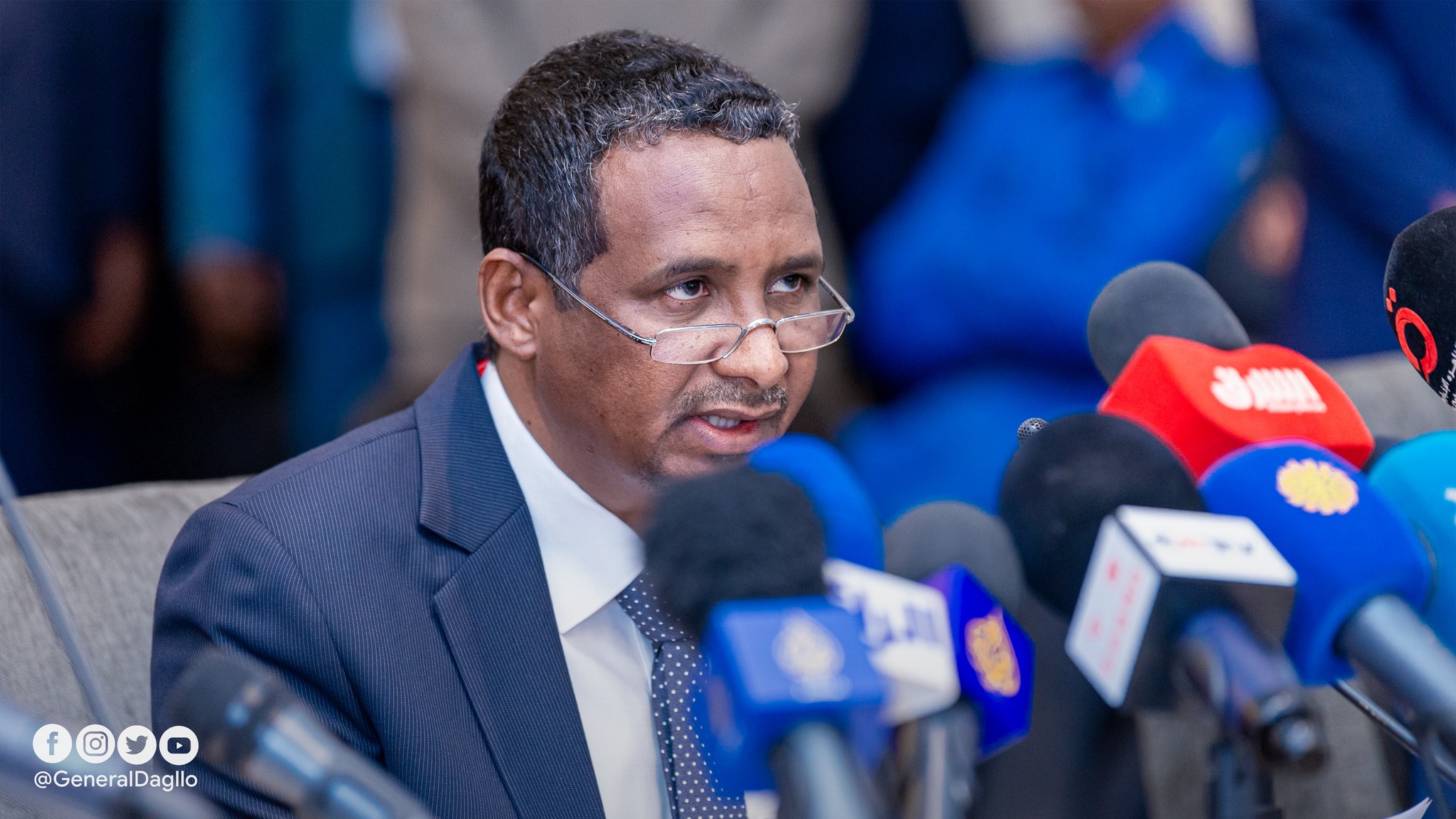 Le Commandant des Forces de Soutien Rapide soudanaises, le général Mohamed Hamdan Daglo. © Fb/Hd