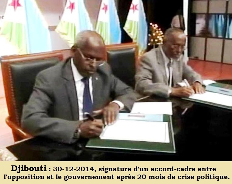 Djibouti : Analyse de l'Accord-cadre sur le dialogue politique entre Gouvernement opposition USN