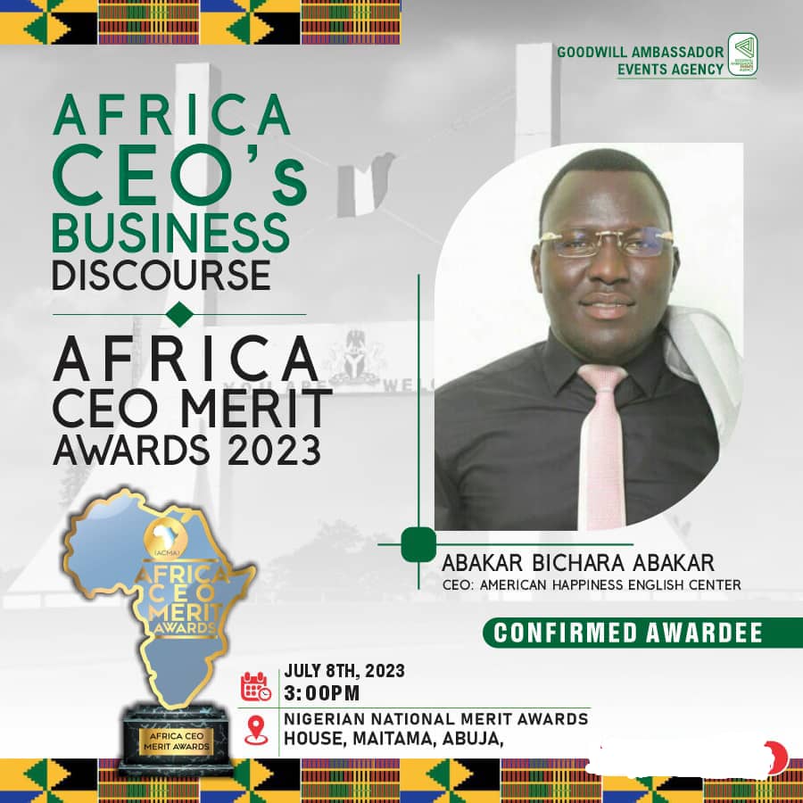 Un autre succès pour le fondateur d'American Happiness Academy : Lauréat du prix du "Meilleur CEO Africain"