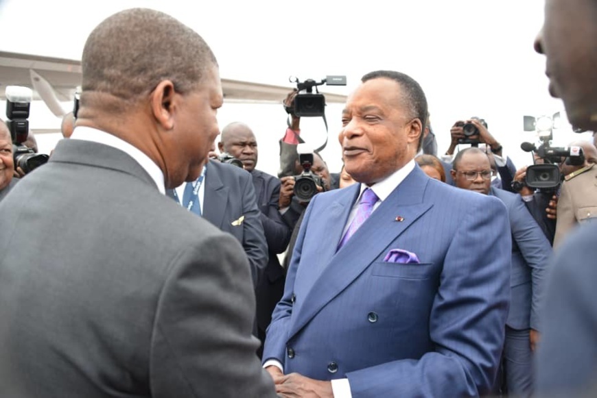 Joaô Lourenço et Denis Sassou N'Guesso (photo d'archive)