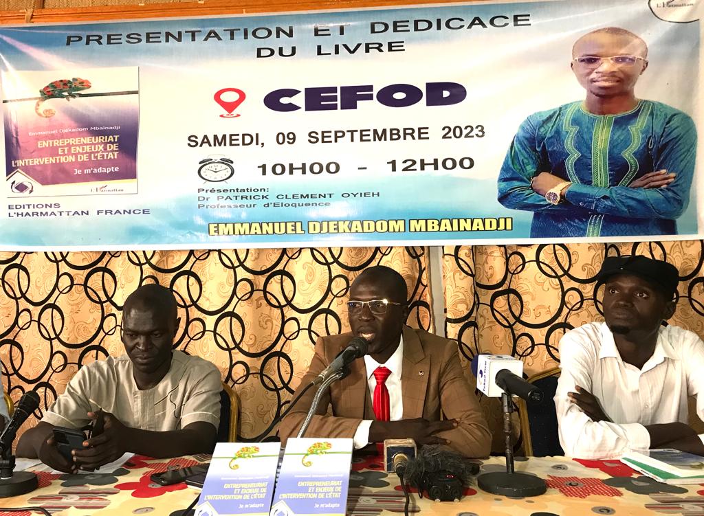 Tchad : Emmanuel Djékadom Mbainadji présente son livre sur l’entrepreneuriat et le rôle de l’État