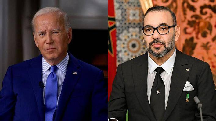 Le roi du Maroc reçoit un appel téléphonique du président Biden